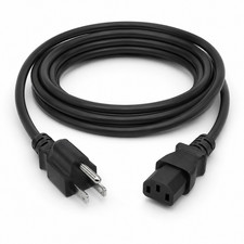 14 AWG Universal Power Cord (IEC320 C13 to NEMA 5-15P) - 1/2/3/5/6/8/10/15/25 ft picture