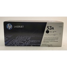 HP 53A Black Ink Cartridge Toner Genuine Q7553A - New in Box picture