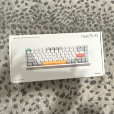 NuPhy Halo75 V2 Mechanical Illuminated Aluminum Keyboard White QWERTY BT picture