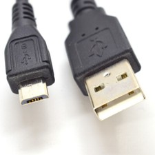 1pc 1M/3.3ft USB 2.0 Male To Micro USB Male Connector Shield Cable Cord Black picture