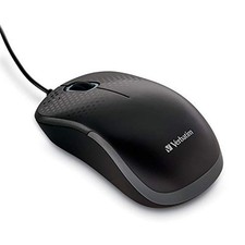 Verbatim USB Silent Corded Optical Mouse - Wired Noiseless Silent Click Computer picture