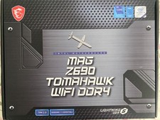 Pre-Own MSI MAG Z690 TOMAHAWK WiFi DDR4 LGA 1700 Intel ATX Motherboard - Read picture