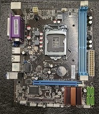 H61 LGA1155 Motherboard, DDR3 Micro ATX Computer Motherboard for LGA1155 Sock... picture
