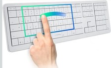 CLVX 1 Mac | Touch On Keys & Gestures AI Keyboard | Bluetooth & USB-C | Low P... picture