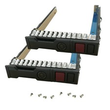2 PCS 2.5 Inch SFF SAS NVMe SSD HDD Tray Caddy 727695001 For HPE DL360 G10 picture