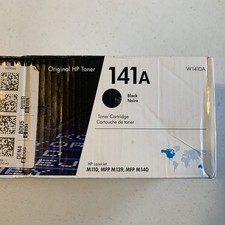 New HP 141A Black Toner Cartridge - W1410A *Box Wear* picture