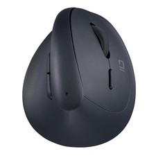 Digio2 Mini Ergonomic Wireless Mouse Quiet 5 Buttons Blue LED Black picture