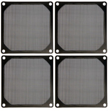 4x 120mm Black Aluminum Computer Case Fan Mesh Grill / Guard / Dust Filter picture