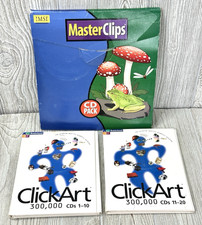 IMSI Master Clips ClickArt Mixed Lot CD Image Pack Web Art Retro Media Software picture