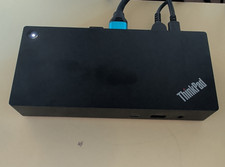 Lenovo ThinkPad Docking Station USB-C USB-A HDMI DisplayPort Ethernet Black/Red picture