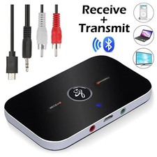 Bluetooth 5.0 Transmitter Receiver 2 IN 1 Wireless Audio 3.5mm Jack Aux Adapter picture