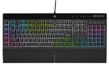 CORSAIR K55 RGB PRO XT Gaming Keyboard, Backlit Per-Key RGB LED, Rubberdome picture