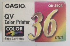 Casio QV Color Printer Cartridge,QR-36CR. Open Box,NEW.Sealed Cartridges. Japan. picture