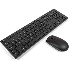 Dell KM636 Wireless Keyboard Mouse Combo Spanish Latin American Black 5WH32 picture
