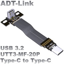 ADT-Link USB3.2 Extension Cable Phone Tablet Type-c Male Female Charging Gen2x2 picture