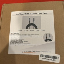 DavVision USB C To Fiber Optic Cable 60’ Long picture