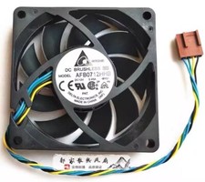 Delta AFB0712HHB 7015 DC12V 0.45A 4-Pin Dual Ball Cooling Fan picture
