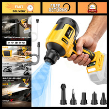4-in-1 Cordless Air Duster Blower, 120,000 RPM Brushless Motor, 500 MPH, Tool On picture