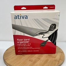 Ativa Floor Cord Organizer 6Ft Grey 284-410 NEW picture