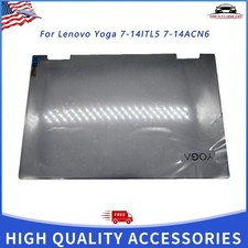 Replacement Gray LCD Back Cover SG Assembly for Lenovo IdeaPad Yoga 7-14ITL5 picture