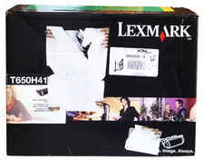 Lexmark T650H41G Black High Yield Toner Cartridge New Sealed-Open Box picture
