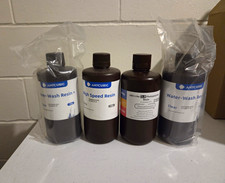 ANYCUBIC Water-Wash+ Clear 1kg, High Speed Gray 1kg & ELEGOO ABS-Like 1kg Bundle picture