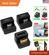 USB-C to C Adapter & U-Shaped Mini HDMI to HDMI Converter - 180 Degree Angle picture