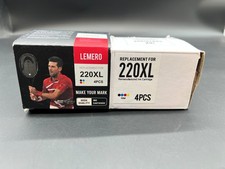 Lemero 220XL High Quality Ink Cartridge Black and Tricolor 4 Pack NIB picture