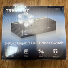 TRENDnet TEG-S81g 8 Port Gigabit Unmanaged Ethernet Switch Brand New Sealed picture