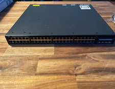 Cisco WS-C3650-48PS-S 48 Port 1GbE POE+ IP Base L3 Managed Ethernet Switch picture