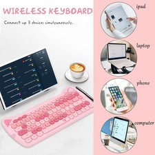AJAZZ 3060i Cute Retro Typewriter Cat 60% Wireless Membrane Keyboard picture