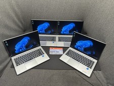 Lot of 4 HP EliteBook 840 G8 i5-1145G7 2.6GHz 16GB RAM 256GB NVMe W11P J12258 picture