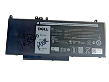3X Genuine OEM 62Wh/47Wh, 7.6v/11.4v Dell 6MT4T Battery For Latitude E5470 E5570 picture
