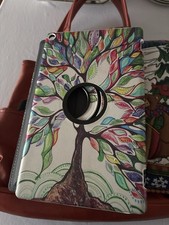 Finite Tree of Life iPad 9.7” Case Air 1 5th 6th Gen 360 Rotating Folio Cover picture