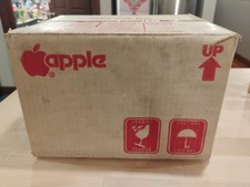 Original Apple SHIPPING BOX ONLY EMPTY Vintage Floppy Drive 1980s picture