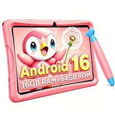 2026 Upgraded TABWEE Kids Tablet 10 Inch, Latest 10.1 inches, Light Pink picture