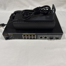 HPE Aruba 2530F 8G PoE+ 2SFP (J9774A) Layer 2 Managed Switch - With A/C Adapter picture