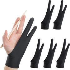 2 Pcs Digital Drawing Glove, Long Two-Finger Glove for Sketching, Painting picture
