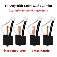 3D-Drucker Für Anycubic Kobra S1 / S1 Combo Hotend Kit Brass Hardened Steel Düse picture