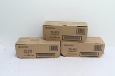 3 OEM Kyocera TK-322 FS-3900DN Black Toner Cartridge 1T02F90US0001 picture
