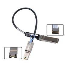 QSFP SFF-8436 Mini SAS SFF-8088 Cable 0.5 Meter for Netapp DS4243 DS4246 DS2246 picture
