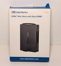 Cable Matters 8-in-1 Portable 40Gbps Dual HDMI USB4 Hub picture