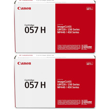 Canon 057H High Yield Compatible Toner Cartridge ✅2 Pack Black Sealed Box✅ picture
