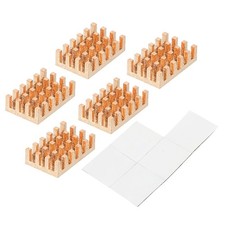 5 x Copper Heatsink 14x9x4mm with Self Adhesive for IC Chipset Cooler picture
