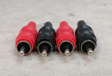 4 RCA Male Ends picture