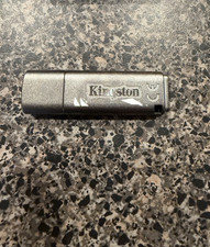 Kingston 8GB Data Traveler Locker+ G3 USB Flash Drive Steel Frame w/ Cap USED picture