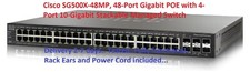 Cisco SG500X-48MP-K9 V03 - 48 Port Max PoE+ Gigabit Managed Switch Delivery 2-7d picture