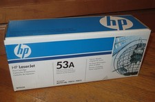 HP 53A Q7553A Black Toner Cartridge  - GENUINE Sealed picture