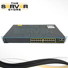 (AS IS) Cisco Catalyst 2960S 24-Port GigE 4xSFP Managed Switch WS-C2960S-24TS-L picture