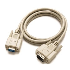 100 Foot DB9 Male to Female RS232 Extension Serial Cable - 28 AWG Shielded picture